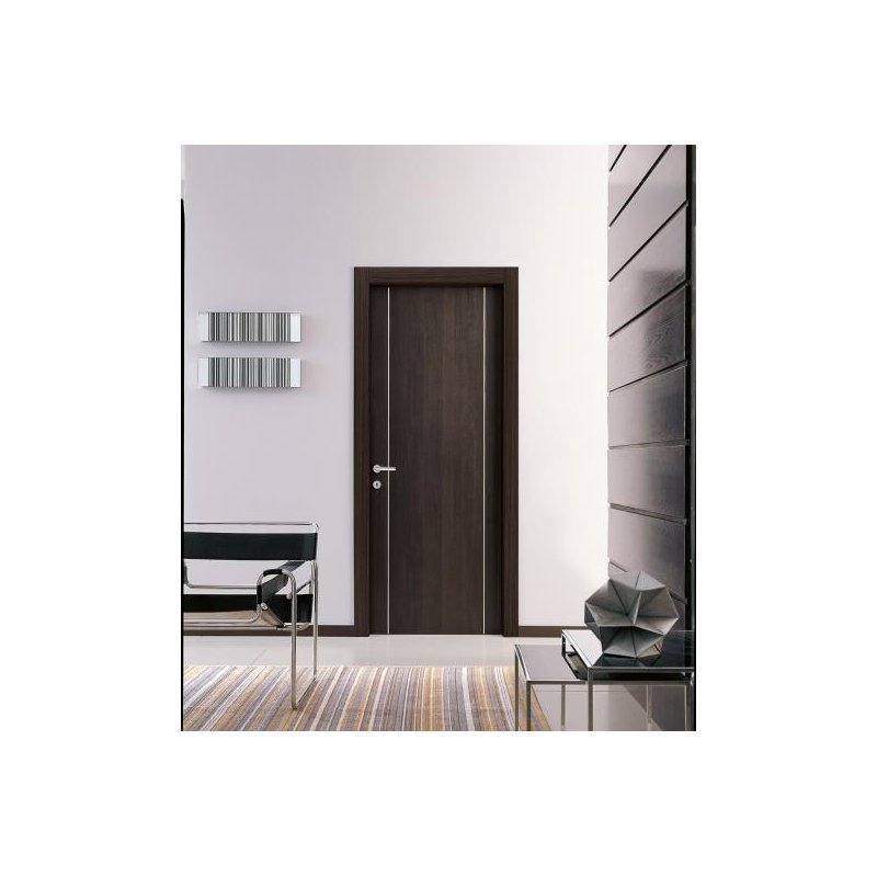 porta com alu design friso decorativo metalizado